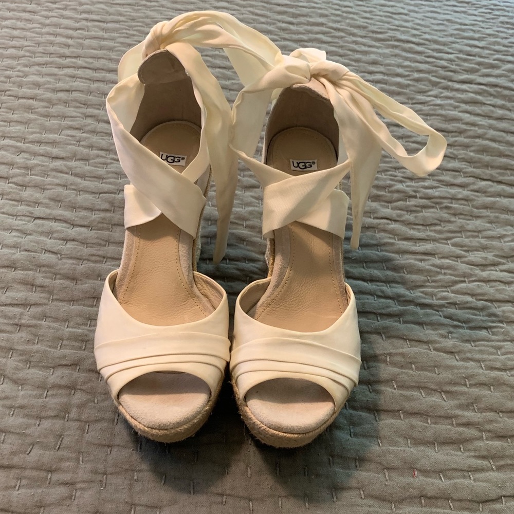 Ugg Lace-Up Tie Wedges